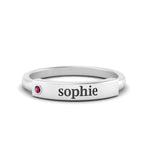 Load image into Gallery viewer, East West Name Signet Band
