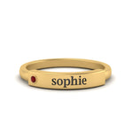 Load image into Gallery viewer, East West Name Signet Band
