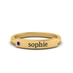 Load image into Gallery viewer, East West Name Signet Band
