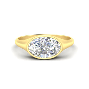 14k Yellow Gold / 1 Ct / Lab Grown