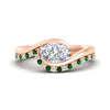 Load image into Gallery viewer, east-west-oval-emerald-wedding-band-ring-set-in-rose-gold-fdens7806ovgemgr-nl-rg_bf5daebd-0d50-4112-9bc2-456effadb00b.jpg?v=1759992100