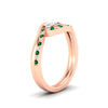 Load image into Gallery viewer, east-west-oval-emerald-wedding-band-ring-set-in-rose-gold-fdens7806ovgemgrangle2-nl-rg_81ce14e1-281d-4d54-86b5-8b8d2bee4ad4.jpg?v=1759992100