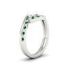 Load image into Gallery viewer, east-west-oval-emerald-wedding-band-ring-set-in-white-gold-fdens7806ovgemgrangle2-nl-wg_c851fa4a-f853-47c6-ba0f-057cbbf64868.jpg?v=1759992100