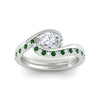 Load image into Gallery viewer, east-west-oval-emerald-wedding-band-ring-set-in-white-gold-fdens7806ovgemgrangle5-nl-wg_02080ce4-dc7b-4c12-ac50-8d41d291d555.jpg?v=1759992100