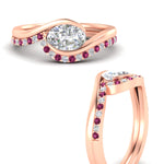 Load image into Gallery viewer, east-west-oval-pink-sapphire-wedding-band-ring-set-in-rose-gold-fdens7806ovgsadrpiangle3-nl-rg.jpg?v=1759991829
