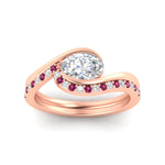 Load image into Gallery viewer, east-west-oval-pink-sapphire-wedding-band-ring-set-in-rose-gold-fdens7806ovgsadrpiangle5-nl-rg_3ab6aca8-5c5f-4dfa-a5e4-6f8b0883d011.jpg?v=1759992100
