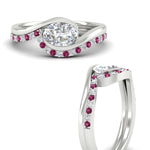 Load image into Gallery viewer, east-west-oval-pink-sapphire-wedding-band-ring-set-in-white-gold-fdens7806ovgsadrpiangle3-nl-wg.jpg?v=1759991829
