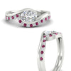 Load image into Gallery viewer, east-west-oval-pink-sapphire-wedding-band-ring-set-in-white-gold-fdens7806ovgsadrpiangle3-nl-wg_7be77b71-c456-4018-b535-cf429b90e002.jpg?v=1759992100