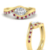 Load image into Gallery viewer, east-west-oval-pink-sapphire-wedding-band-ring-set-in-yellow-gold-fdens7806ovgsadrpiangle3-nl-yg_2dfd9e13-1e03-4fc1-aad5-b9e63ed05180.jpg?v=1759992100