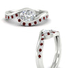 Load image into Gallery viewer, east-west-oval-ruby-wedding-band-ring-set-in-white-gold-fdens7806ovgrudrangle3-nl-wg_c95d95e6-7dce-42d7-bd6c-1f7eeaa89247.jpg?v=1759992100