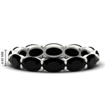 Load image into Gallery viewer, east-west-oval-shape-6-carat-eternity-black-diamond-wedding-band-in-white-gold-FDEWB8425OVGBLACK-6.00CT-NL-WG-HW