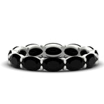 Load image into Gallery viewer, east-west-oval-shape-6-carat-eternity-black-diamond-wedding-band-in-white-gold-FDEWB8425OVGBLACK-6.00CT-NL-WG