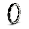 Load image into Gallery viewer, east-west-oval-shape-6-carat-eternity-black-diamond-wedding-band-in-white-gold-FDEWB8425OVGBLACKANGLE2-6.00CT-NL-WG