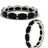 Load image into Gallery viewer, east-west-oval-shape-6-carat-eternity-black-diamond-wedding-band-in-white-gold-FDEWB8425OVGBLACKANGLE3-6.00CT-NL-WG