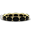 Load image into Gallery viewer, east-west-oval-shape-6-carat-eternity-black-diamond-wedding-band-in-yellow-gold-FDEWB8425OVGBLACK-6.00CT-NL-YG-HW