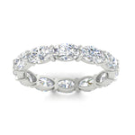 Load image into Gallery viewer, east-west-oval-shape-6-carat-eternity-diamond-wedding-band-in-white-gold-FDEWB8425OVANGLE5-6.00CT-NL-WG