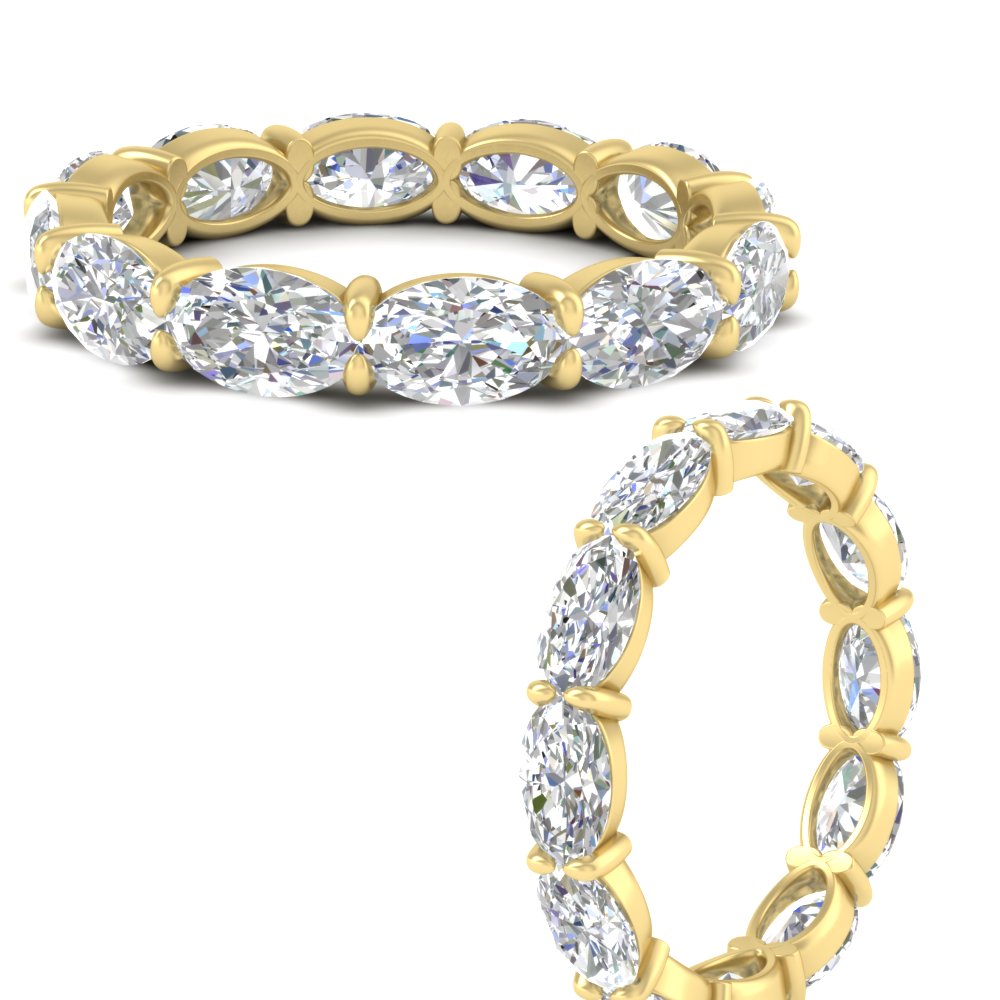 east-west-oval-shape-6-carat-eternity-diamond-wedding-band-in-yellow-gold-FDEWB8425OVANGLE3-6.00CT-NL-YG
