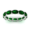 Load image into Gallery viewer, east-west-oval-shape-6-carat-eternity-emerald-wedding-band-in-white-gold-FDEWB8425OVGEMGRANGLE5-6.00CT-NL-WG