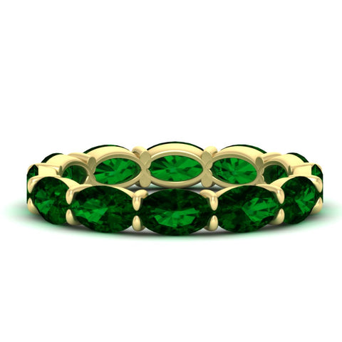 east-west-oval-shape-6-carat-eternity-emerald-wedding-band-in-yellow-gold-FDEWB8425OVGEMGR-6.00CT-NL-YG