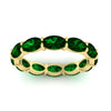 Load image into Gallery viewer, east-west-oval-shape-6-carat-eternity-emerald-wedding-band-in-yellow-gold-FDEWB8425OVGEMGRANGLE5-6.00CT-NL-YG