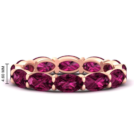 east-west-oval-shape-6-carat-eternity-pink-sapphire-wedding-band-in-rose-gold-FDEWB8425OVGSADRPI-6.00CT-NL-RG-HW