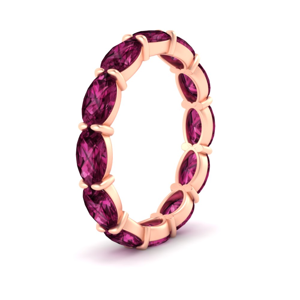 east-west-oval-shape-6-carat-eternity-pink-sapphire-wedding-band-in-rose-gold-FDEWB8425OVGSADRPIANGLE2-6.00CT-NL-RG