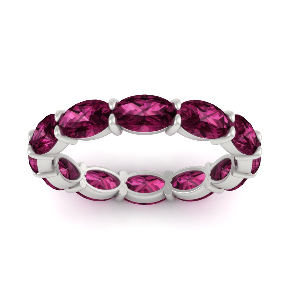east-west-oval-shape-6-carat-eternity-pink-sapphire-wedding-band-in-white-gold-FDEWB8425OVGSADRPIANGLE5-6.00CT-NL-WG