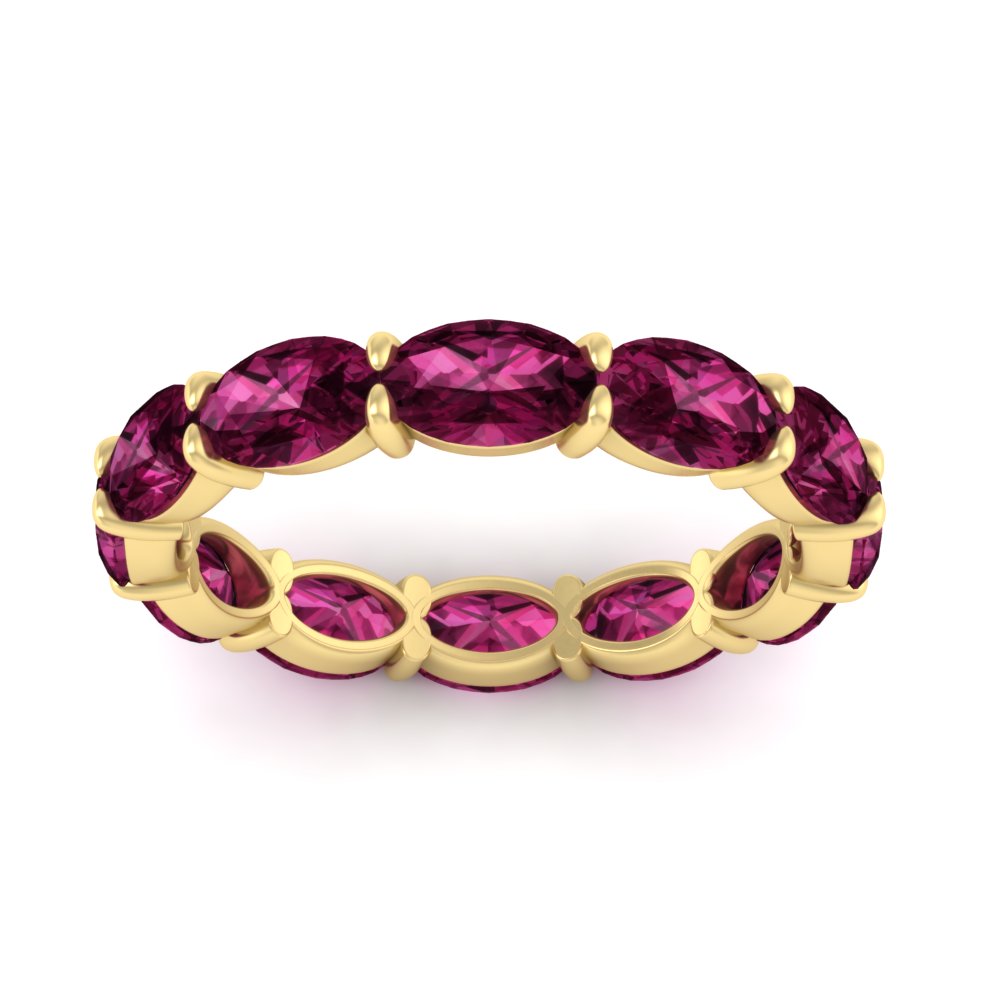 east-west-oval-shape-6-carat-eternity-pink-sapphire-wedding-band-in-yellow-gold-FDEWB8425OVGSADRPIANGLE5-6.00CT-NL-YG