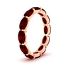 Load image into Gallery viewer, east-west-oval-shape-6-carat-eternity-ruby-wedding-band-in-rose-gold-FDEWB8425OVGRUDRANGLE2-6.00CT-NL-RG