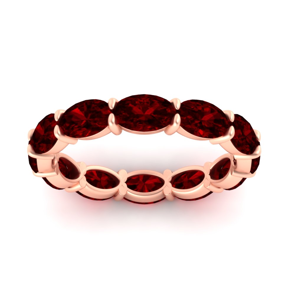 east-west-oval-shape-6-carat-eternity-ruby-wedding-band-in-rose-gold-FDEWB8425OVGRUDRANGLE5-6.00CT-NL-RG