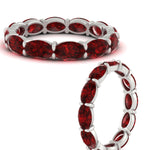 Load image into Gallery viewer, east-west-oval-shape-6-carat-eternity-ruby-wedding-band-in-white-gold-FDEWB8425OVGRUDRANGLE3-6.00CT-NL-WG