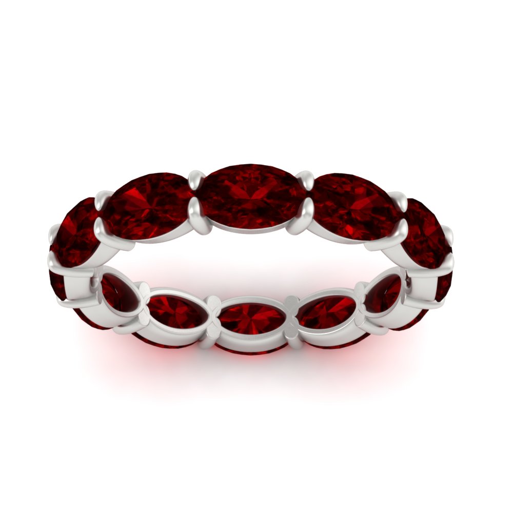 east-west-oval-shape-6-carat-eternity-ruby-wedding-band-in-white-gold-FDEWB8425OVGRUDRANGLE5-6.00CT-NL-WG