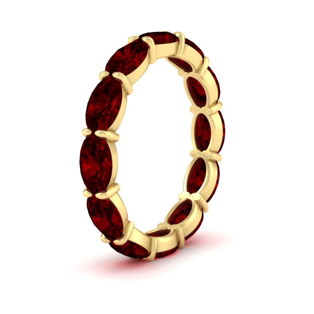 east-west-oval-shape-6-carat-eternity-ruby-wedding-band-in-yellow-gold-FDEWB8425OVGRUDRANGLE2-6.00CT-NL-YG
