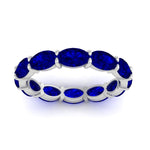 Load image into Gallery viewer, east-west-oval-shape-6-carat-eternity-sapphire-wedding-band-in-white-gold-FDEWB8425OVGSABLANGLE5-6.00CT-NL-WG