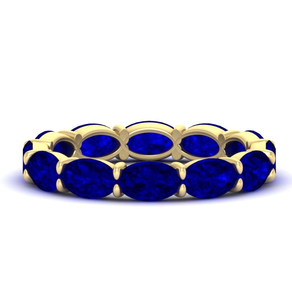 east-west-oval-shape-6-carat-eternity-sapphire-wedding-band-in-yellow-gold-FDEWB8425OVGSABL-6.00CT-NL-YG