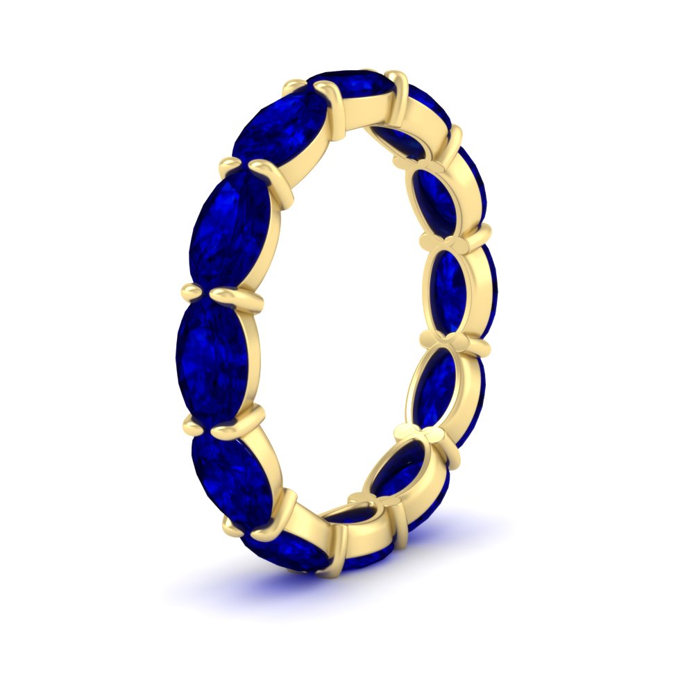 east-west-oval-shape-6-carat-eternity-sapphire-wedding-band-in-yellow-gold-FDEWB8425OVGSABLANGLE2-6.00CT-NL-YG