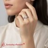 Load image into Gallery viewer, east-west-oval-wedding-band-ring-set-in-white-gold-fdens7806-model.png?v=1759992100