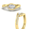 Load image into Gallery viewer, east-west-oval-wedding-band-ring-set-in-yellow-gold-fdens7806ovangle3-nl-yg_be4170c0-2ffe-487e-954e-7cf59e488acc.jpg?v=1759992100