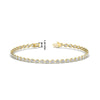 Load image into Gallery viewer, east-west-pear-diamond-bracelet-gold-in-yellow-gold-FDBRCPE10581-2.00CT-NL-YG-hw.jpg?v=1776840592