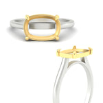 Load image into Gallery viewer, east-west-semi-mount-2-tone-engagement-ring-in-platinum-fd11539smrangle3-nl-wg