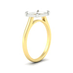 Load image into Gallery viewer, east-west-semi-mount-2-tone-engagement-ring-in-yellow-gold-fd11539smr-nl-yg
