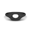 Load image into Gallery viewer, east-west-semi-mount-bezel-engagement-ring-in-black-gold-fdenr11606smr-nl-bg
