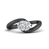 Load image into Gallery viewer, East West Swirl Oval Ring