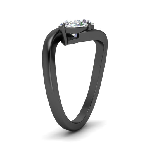 East West Swirl Oval Ring