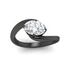 Load image into Gallery viewer, East West Swirl Oval Ring