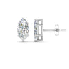 Load image into Gallery viewer, Marquise Diamond 6 Prong Stud Earrings