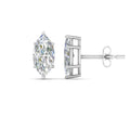Thumbnail 79 - Marquise Diamond 6 Prong Stud Earrings