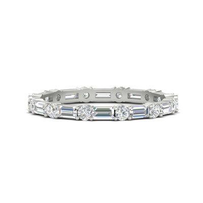 1.25 Ct. Baguette And Round Eternity Band
