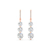 Load image into Gallery viewer, elegant-3-stone-diamond-dangle-huggie-earrings-in-rose-gold-fdear11672angle2-nl-rg