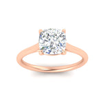 Load image into Gallery viewer, elegant-cushion-cut-solitaire-engagement-ring-in-rose-gold-FD11296CURANGLE5-NL-RG